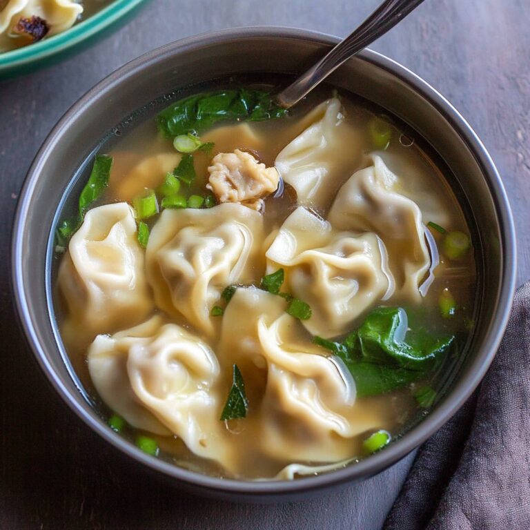Easy Wonton Soup Recipe