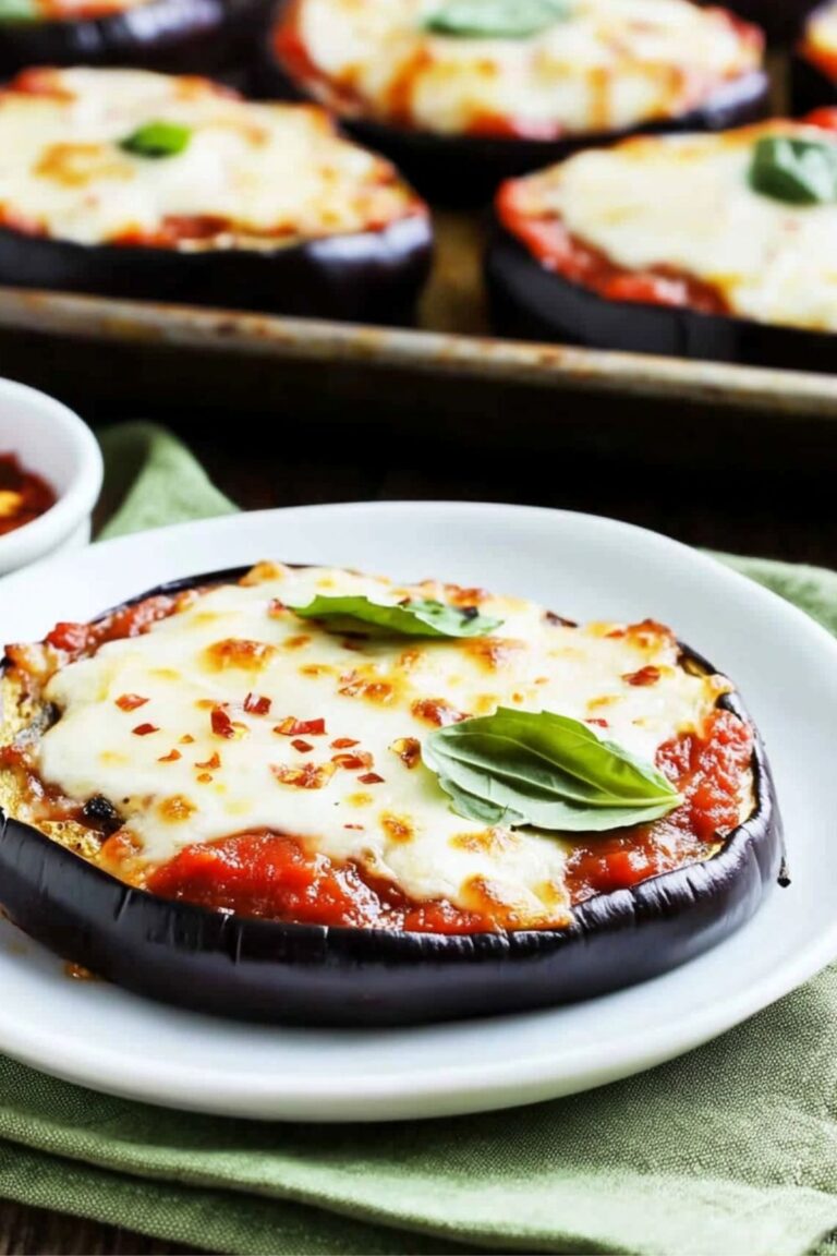 Rustic Julia Child Eggplant Pizza Recipe