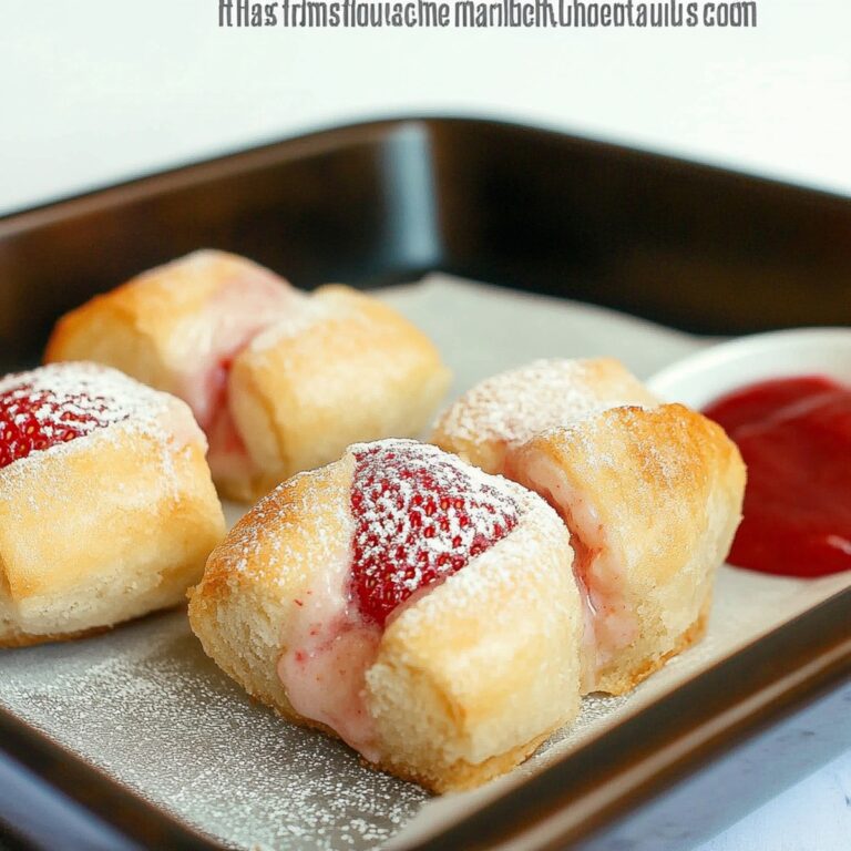 Easy Strawberry Cheesecake Rolls Recipe