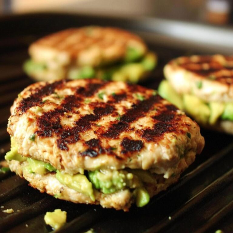 Chicken Avocado Burgers Recipe