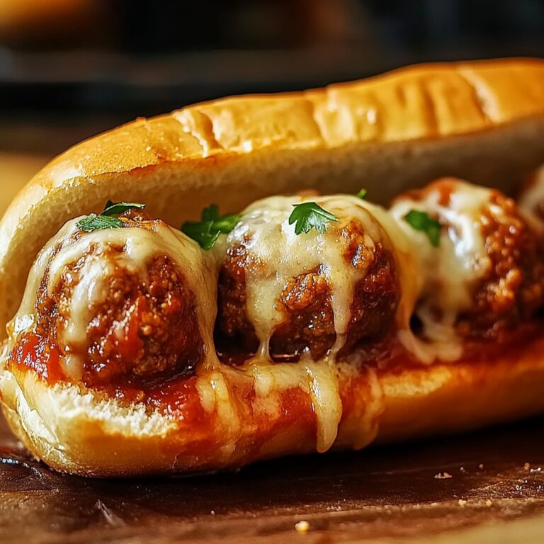 Cheesy Mini Meatball Subs Recipe