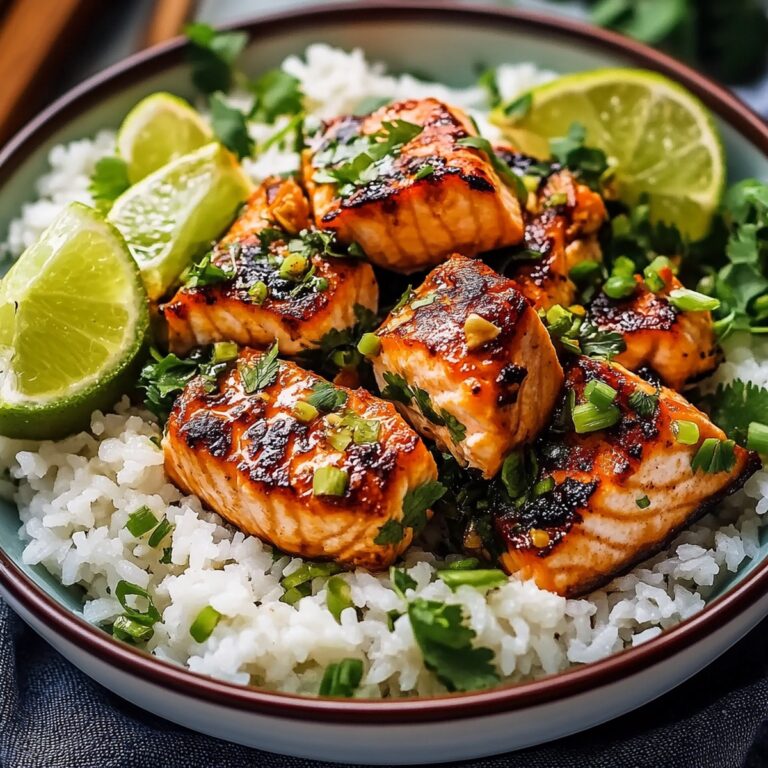 Tangy Chipotle Honey Salmon Bowls Recipe