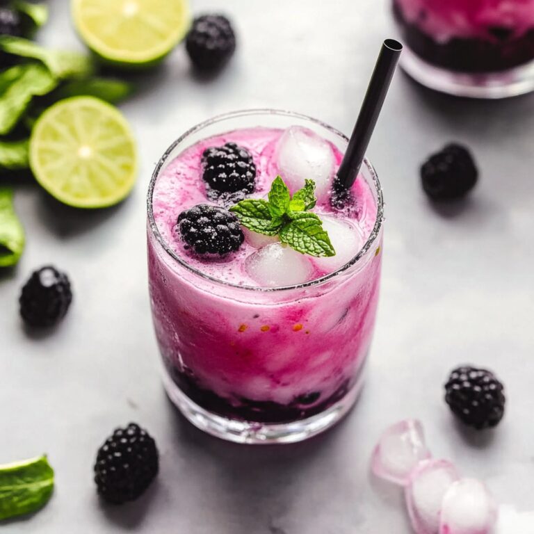 Creamy Coconut Blackberry Mojito Recipe