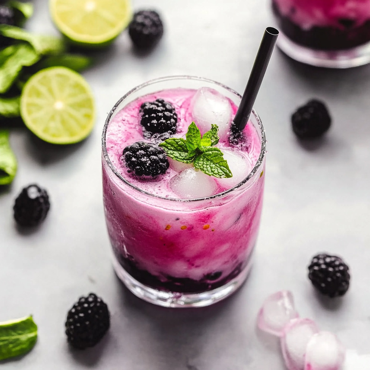 Creamy Coconut Blackberry Mojito Recipe