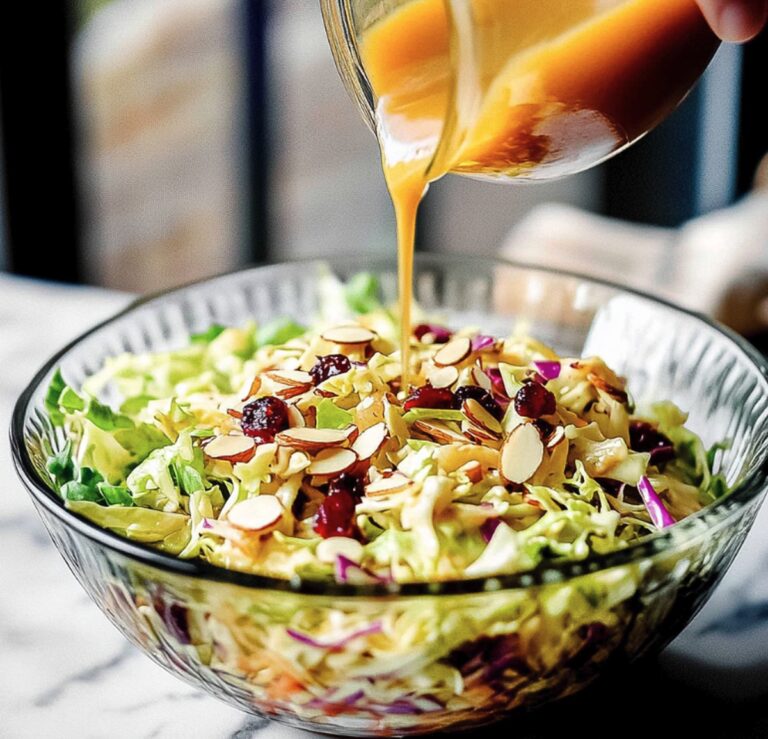 Cranberry Almond Thanksgiving Slaw Recipe