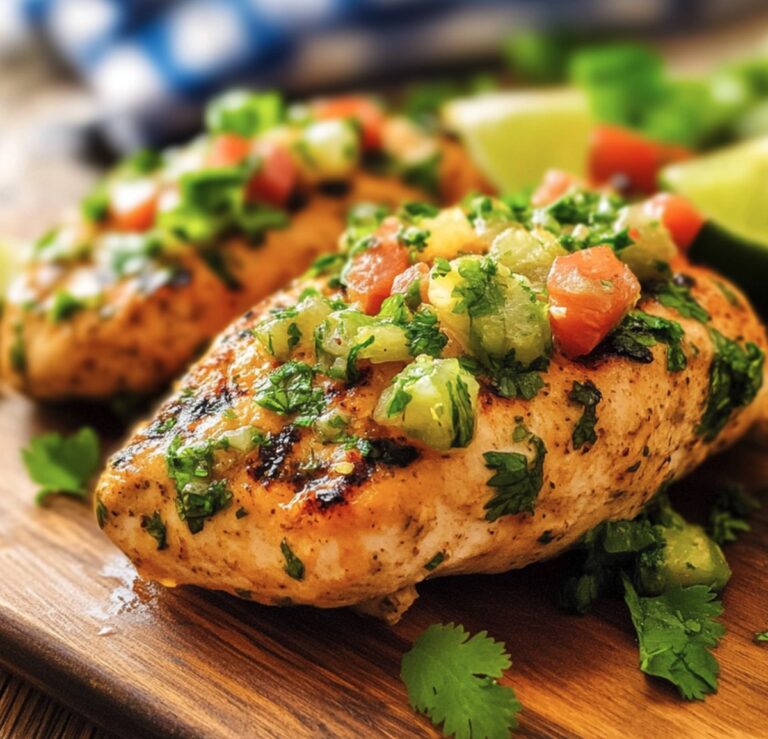 Tangy Cilantro Lime Grilled Chicken Recipe