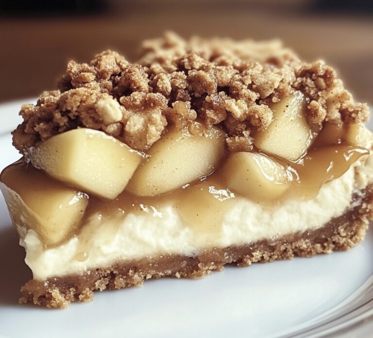 Apple Crisp Cheesecake Recipe