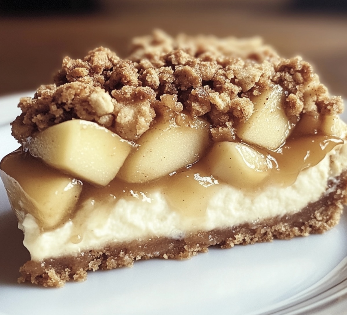 Apple Crisp Cheesecake Recipe