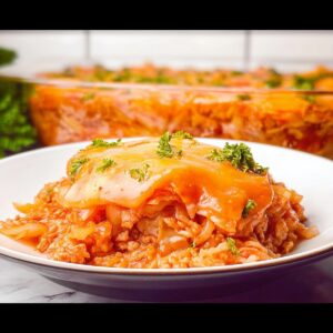 Hearty Cabbage Roll Casserole Recipe