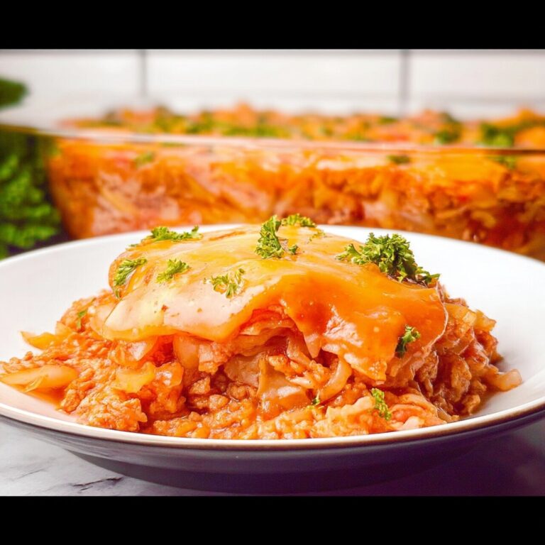 Hearty Cabbage Roll Casserole Recipe
