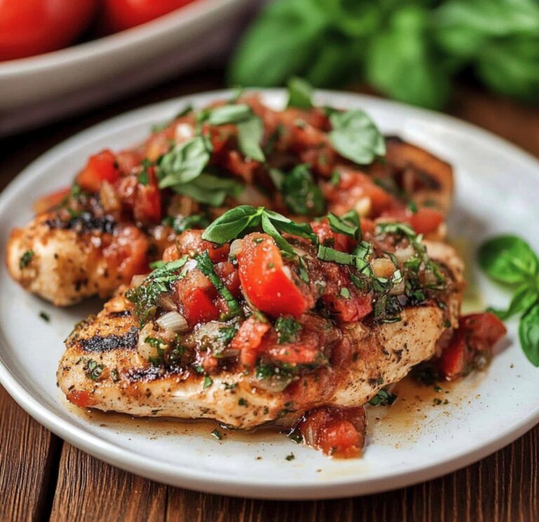 Sizzling Bruschetta Chicken Recipe