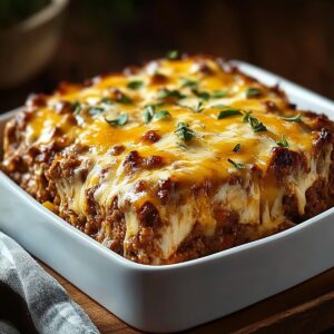 Ultimate Cheesy Meatloaf Bake Recipe