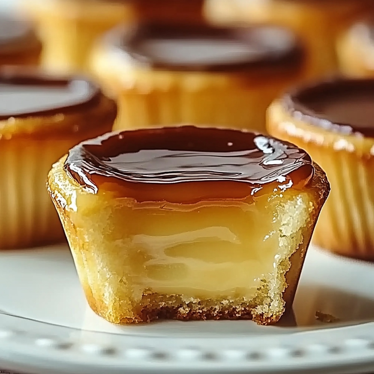 Velvety Caramel Flan Muffins Recipe