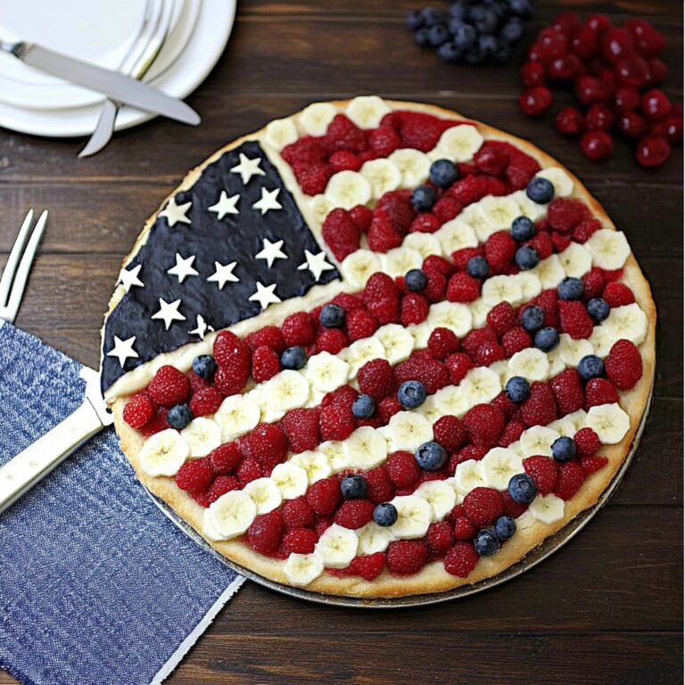 American Flag Fruit Pizza Recipe