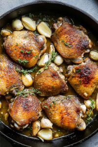 Savory Julia Child Chicken With 40 Cloves Of Garlic Recipe