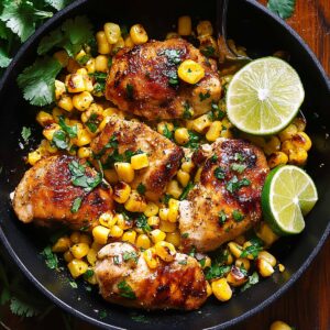 Zesty Cilantro-Lime Chicken and Corn Recipe