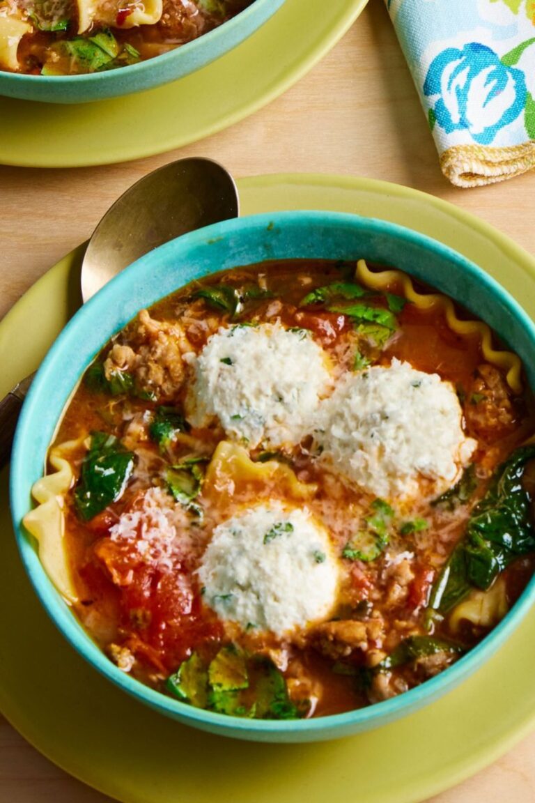 Hearty Pioneer Woman Lasagna Soup Recipe