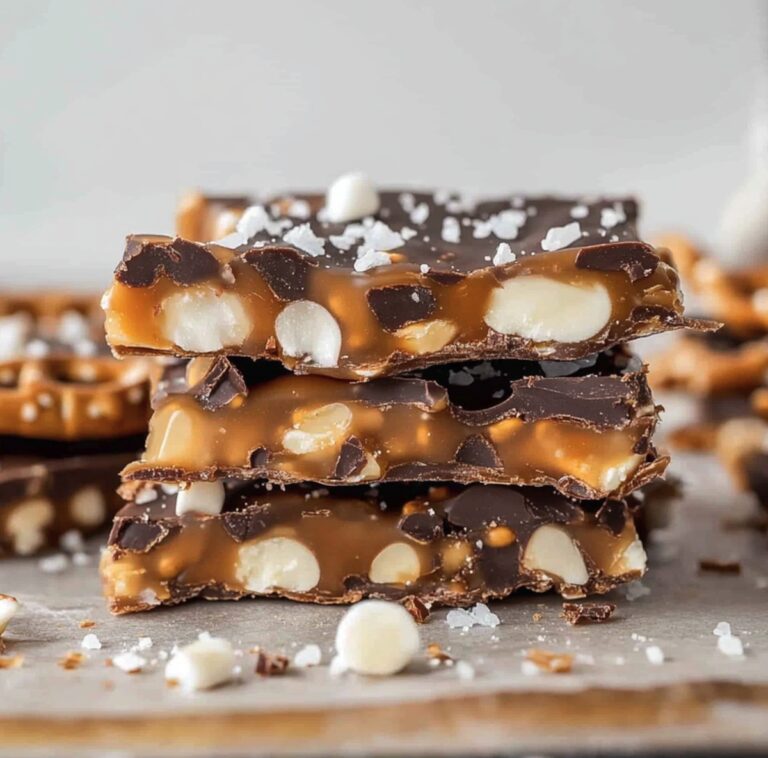 The Best Salted Caramel Pretzel Bark Recipe