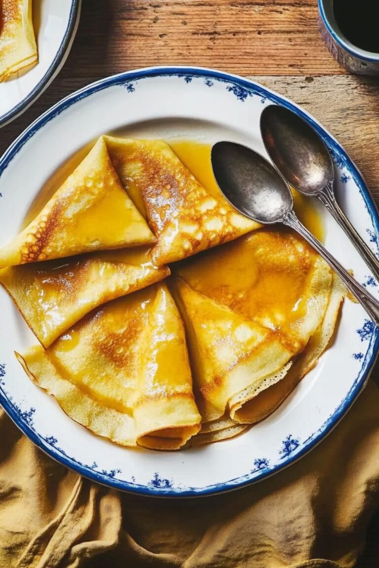 Classic Julia Childs Crepe Suzette Recipe