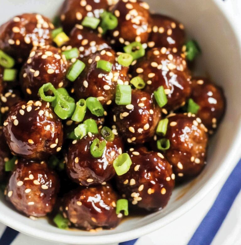 Asian Crockpot Meatballs Recipe