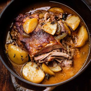 Apple Cider Braised Pork Shoulder Recipe