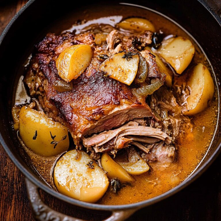 Apple Cider Braised Pork Shoulder Recipe