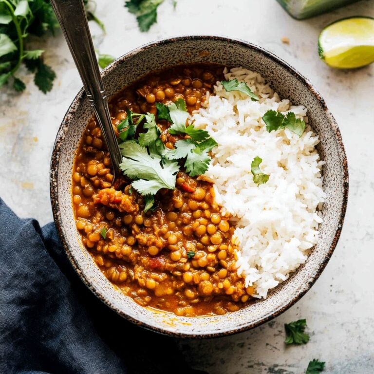 Instant Pot Red Curry Lentils Recipe