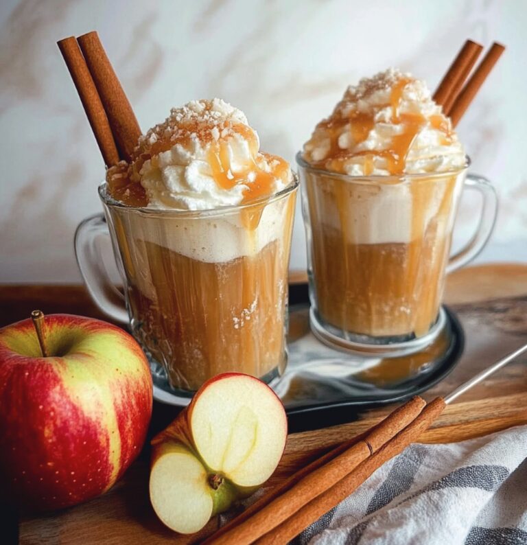 Caramel Apple Cider Float Recipe