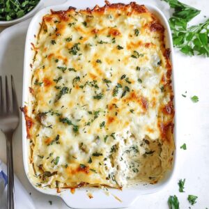 Creamy Alfredo Chicken Lasagna Recipe