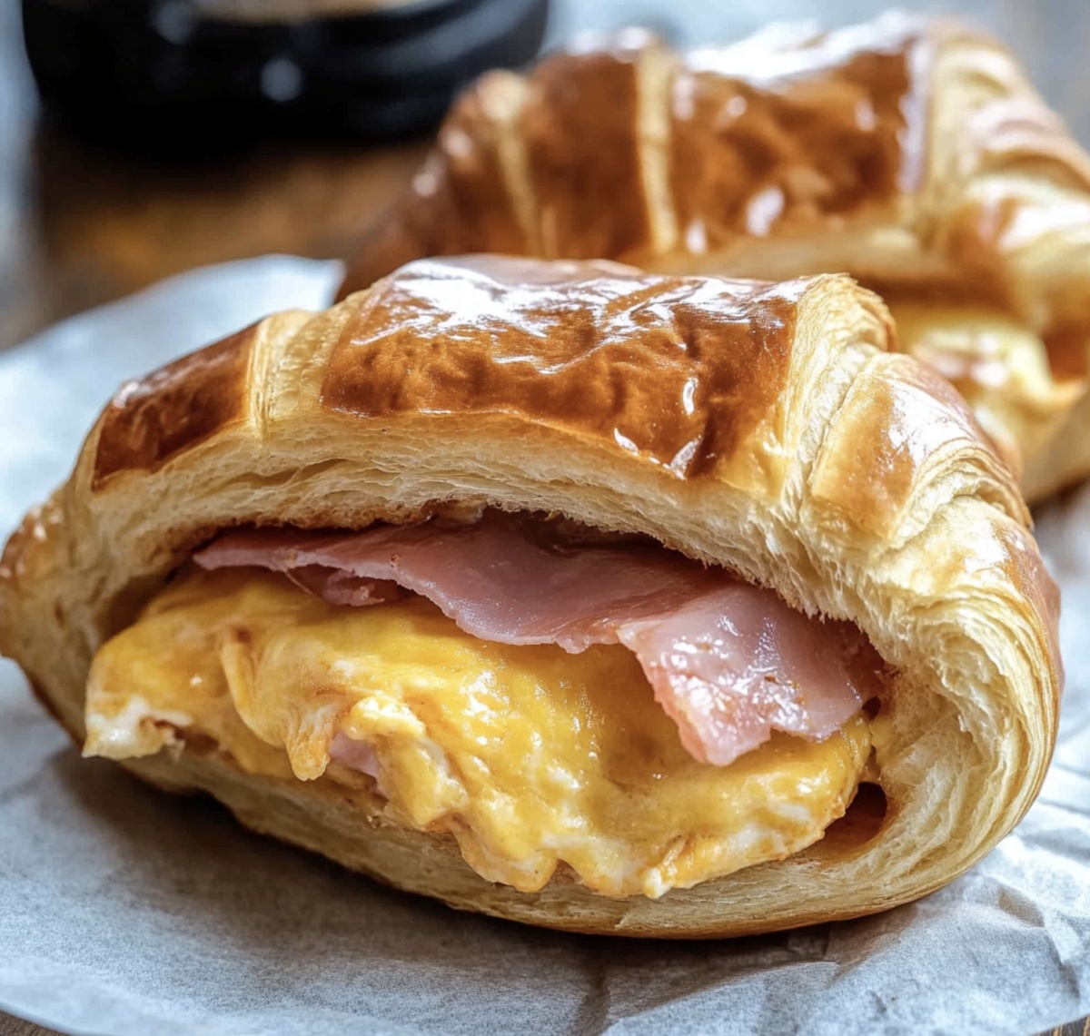 Easy Croissant Breakfast Sandwiches Recipe