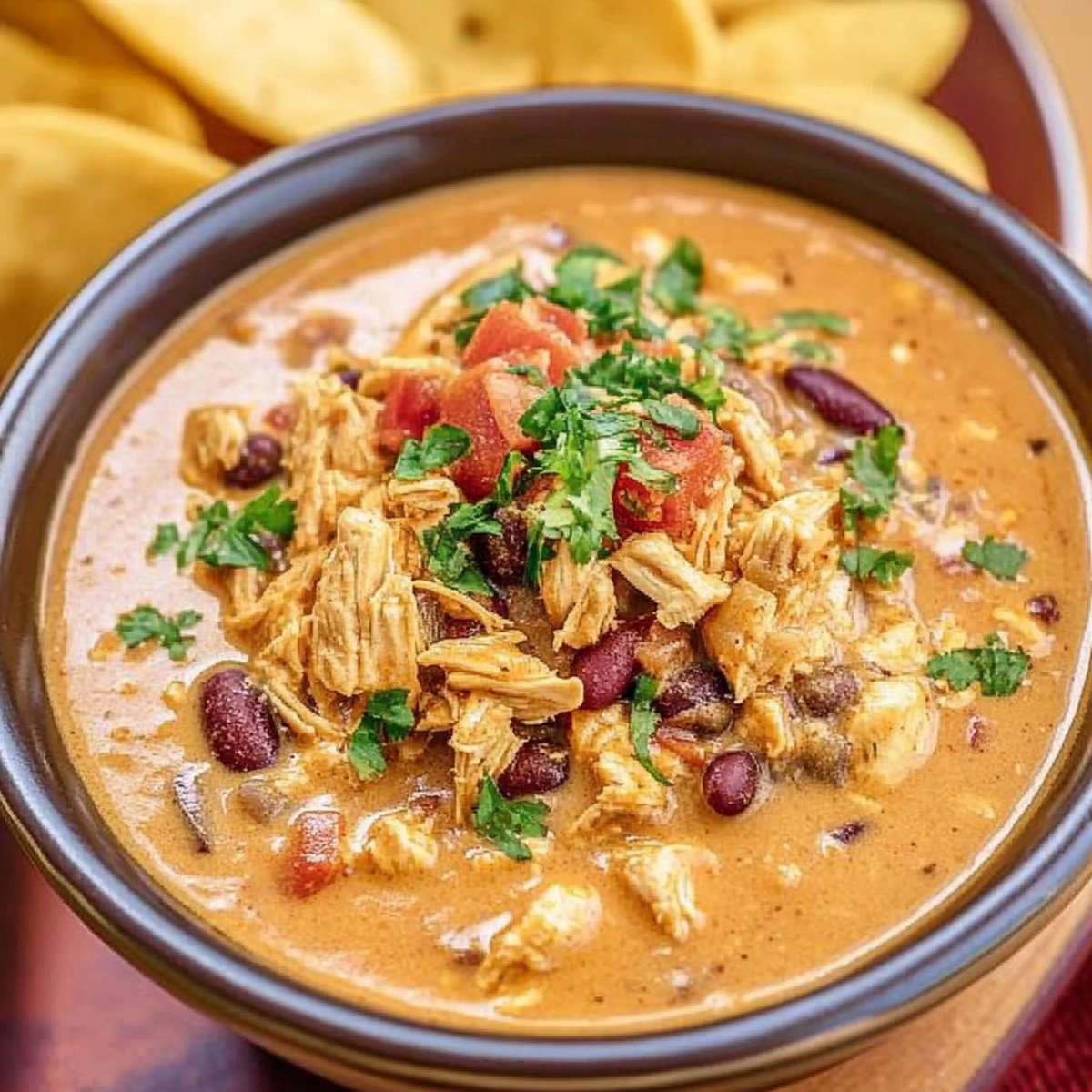 Slow Cooker Cream Cheese Crack Chicken Chili Recipe