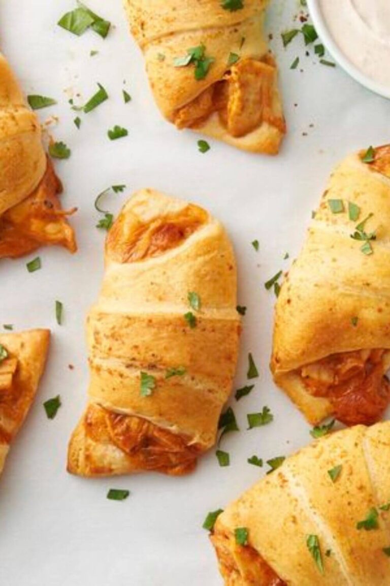 Cheesy Chicken Stuffed Crescent Rolls Recipe