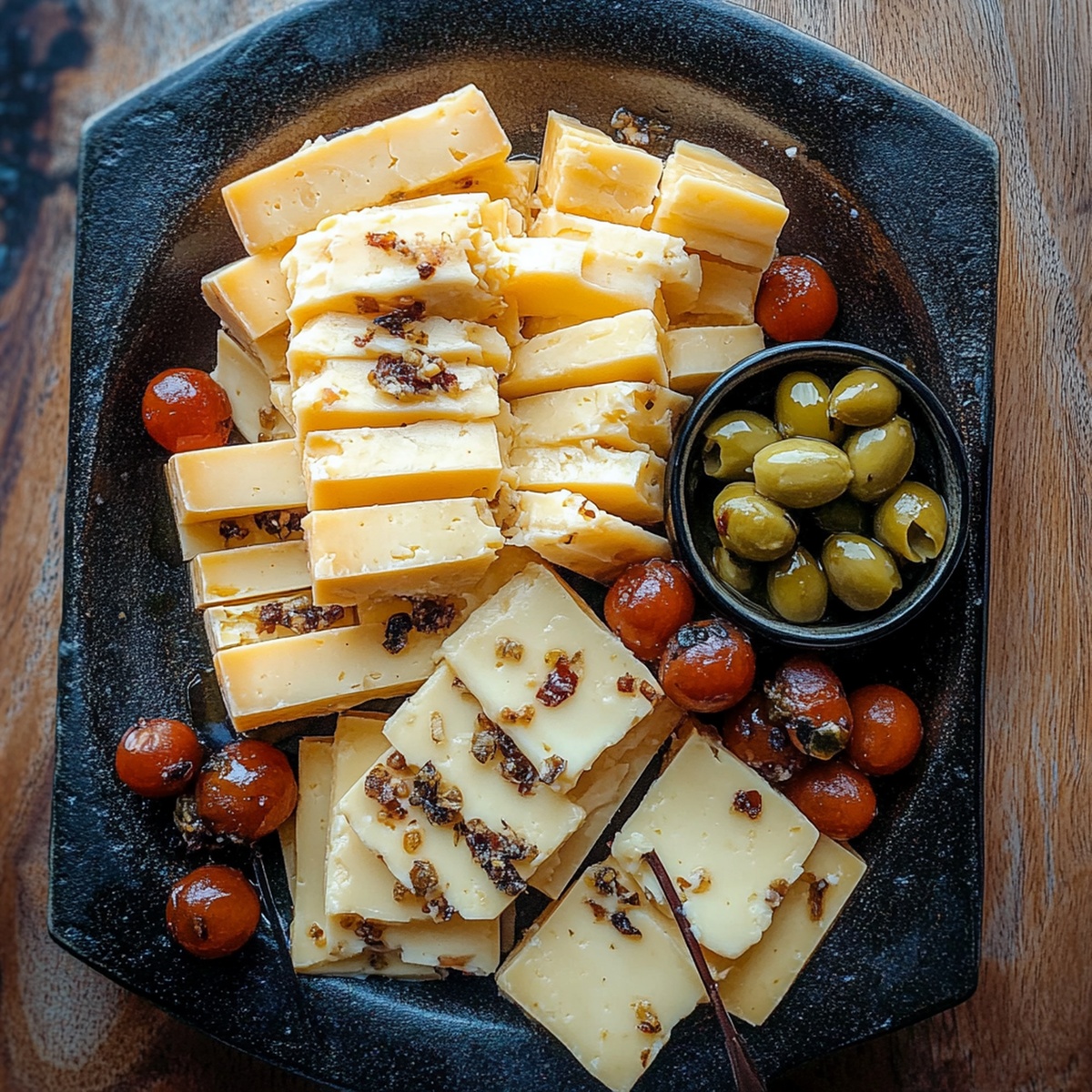 Marinated Cheddar Cheese Recipe