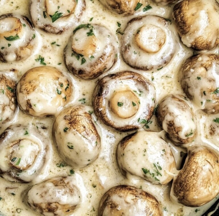 Garlic Parmesan Mushrooms Recipe