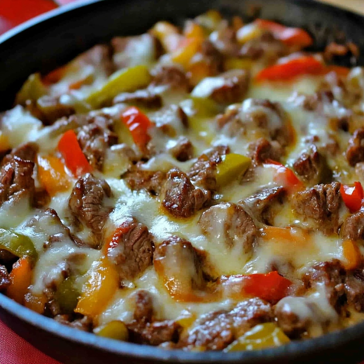 Philly Steak & Cheese Skillet Recipe