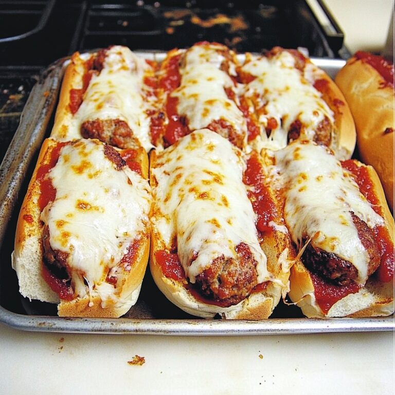 Oven Baked Meatball Sandwiches Recipe