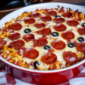Pepperoni Pizza Casserole Recipe