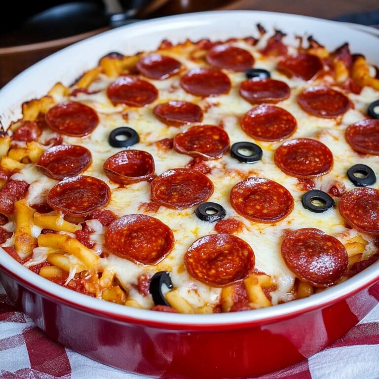Pepperoni Pizza Casserole Recipe