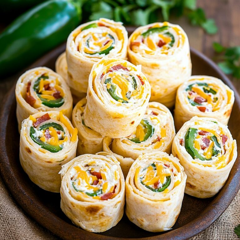 Jalapeno Popper Cream Cheese Pinwheels with Tortillas Recipe