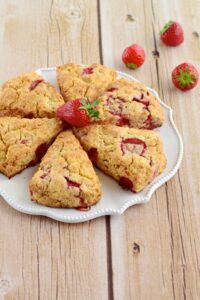 Buttery Strawberry Scones Recipe
