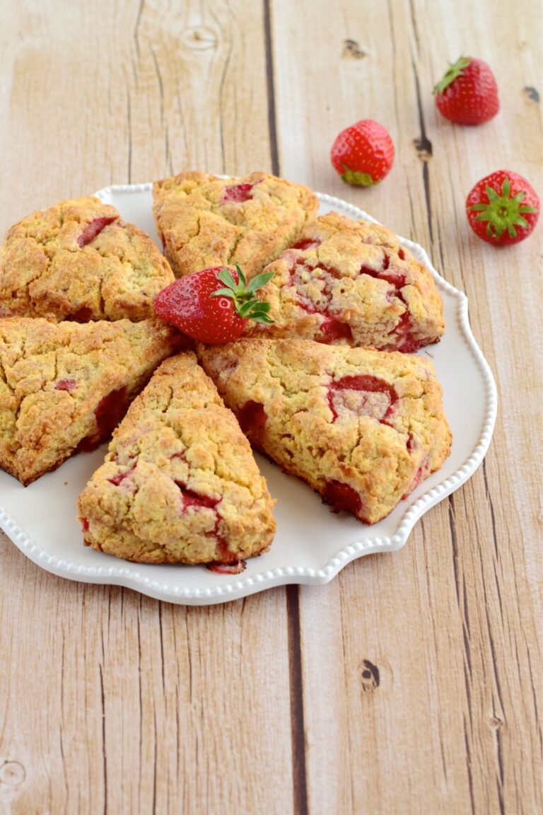 Buttery Strawberry Scones Recipe