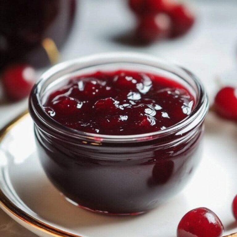 Homemade Cherry Amaretto Jam Recipe