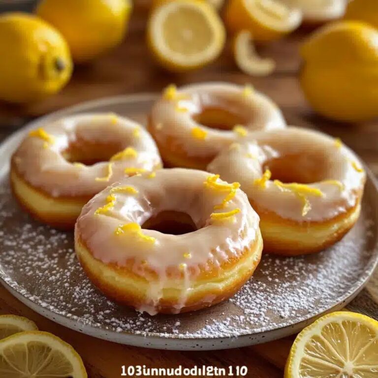 Baked Lemon Donuts Recipe