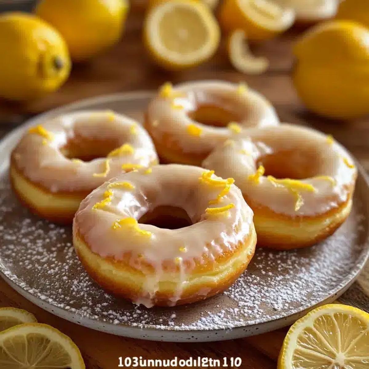 Baked Lemon Donuts Recipe