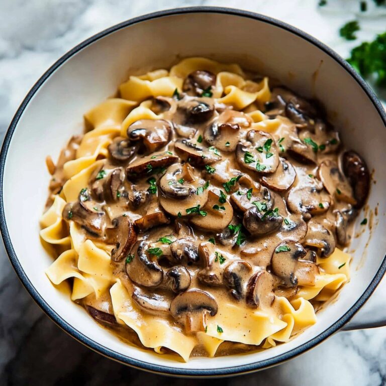 Easy One Pot Mushroom Stroganoff Recipe