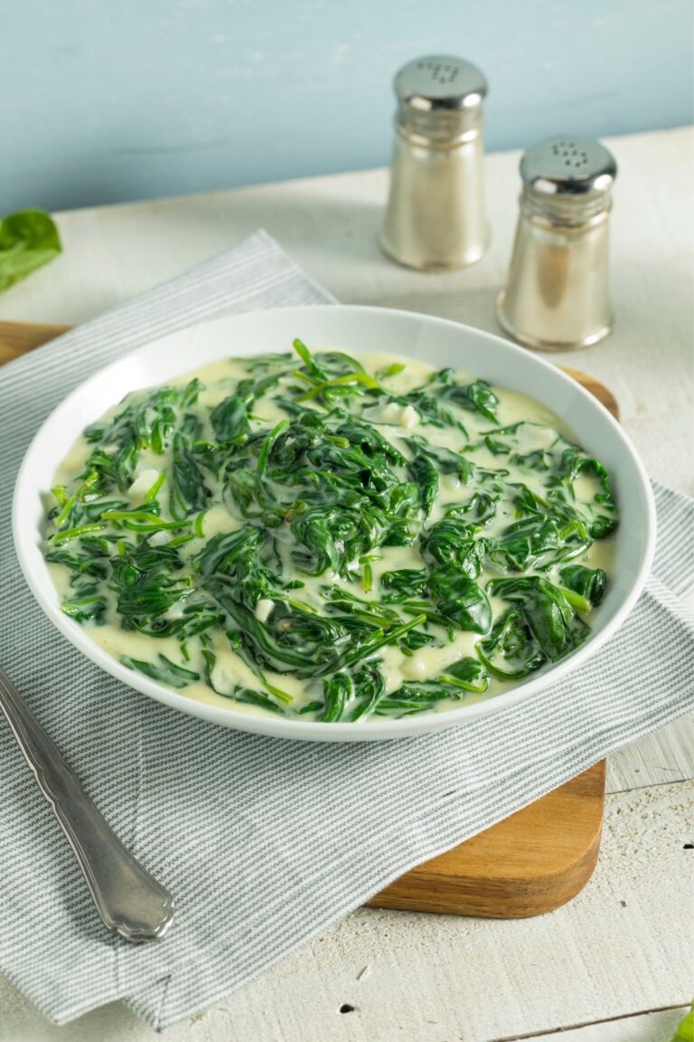 Silky Alton Brown Creamed Spinach Recipe