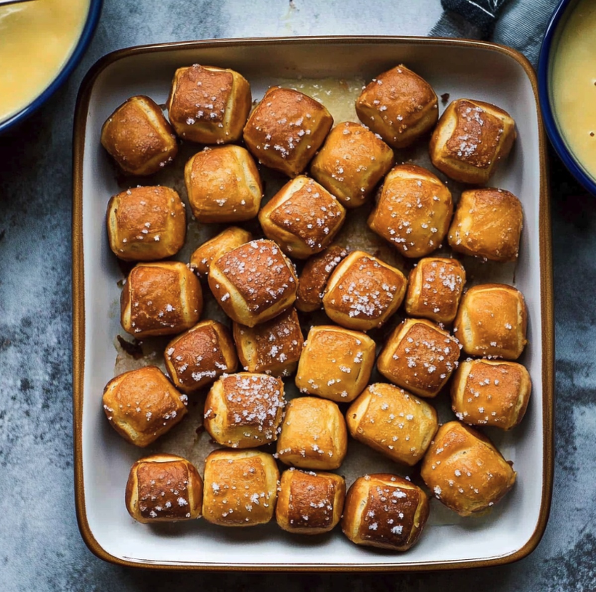 Crispy Soft Pretzel Bites Recipe