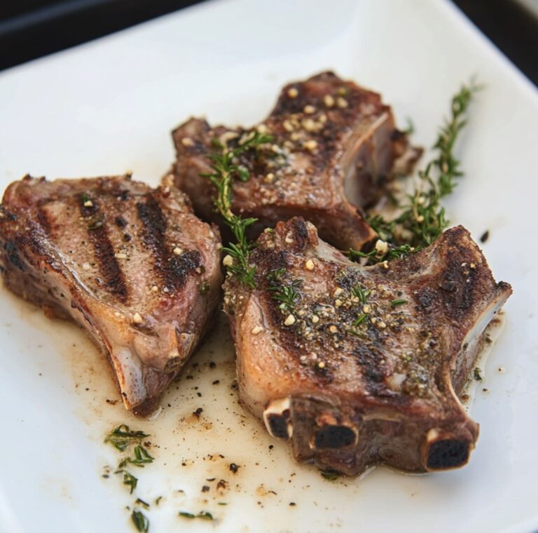 Tender Grill Lamb Chops Recipe