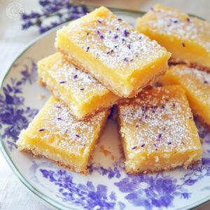 Lavender Lemon Bars Recipe