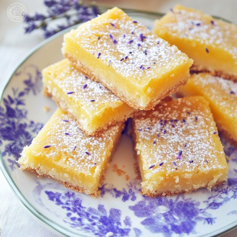 Lavender Lemon Bars Recipe
